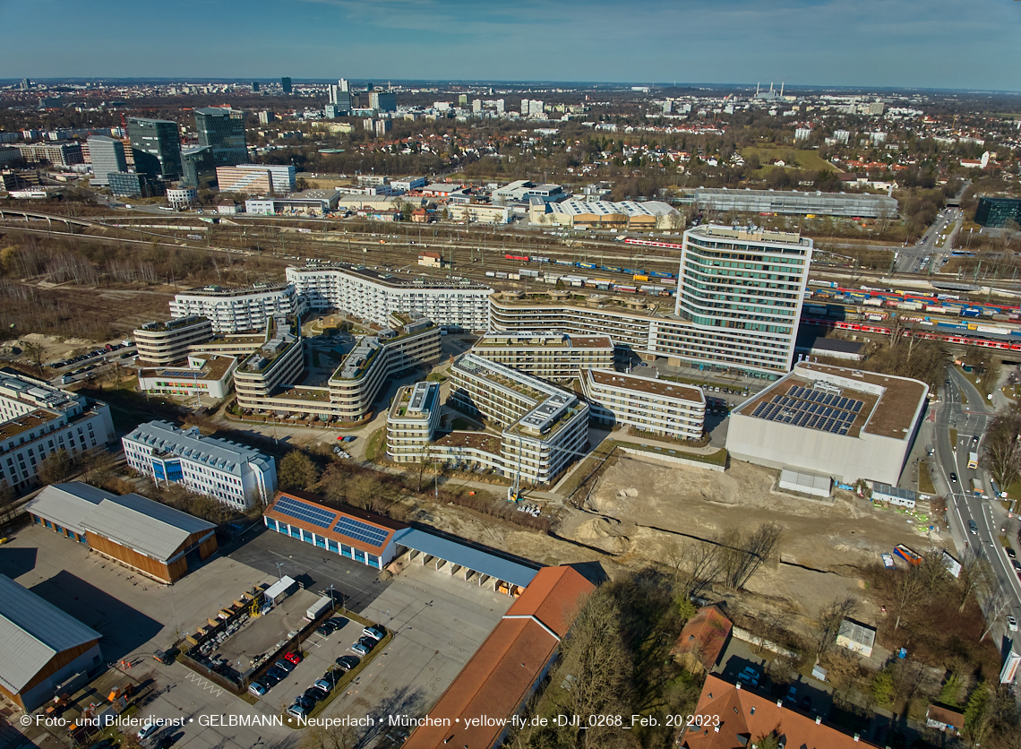 20.02.2023 - Copterfotos und Luftbilder von Berg am Laim